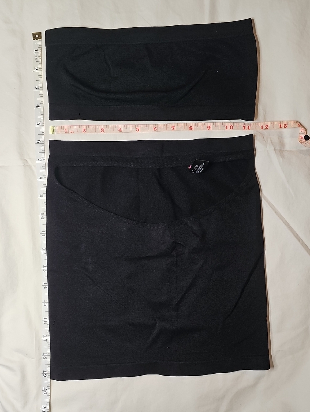 Black Mini Tube Top Skirt Set - Sleek Stretch Fit